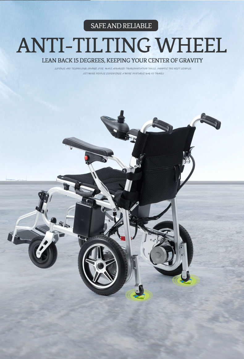 skládací elektrický invalidní vozík