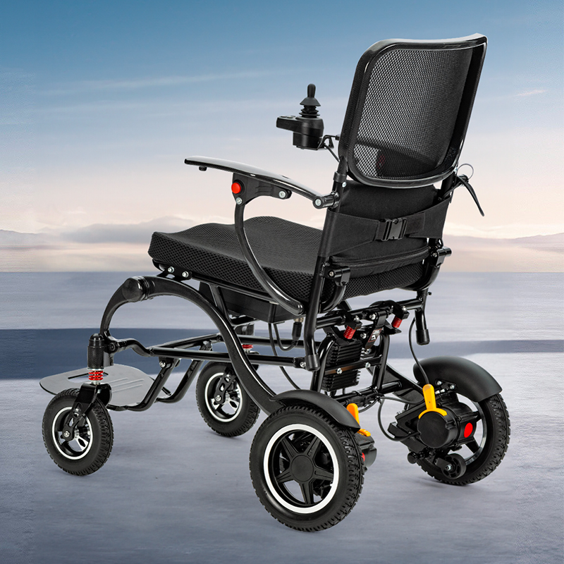ultralehký skládací elektrický invalidní vozík