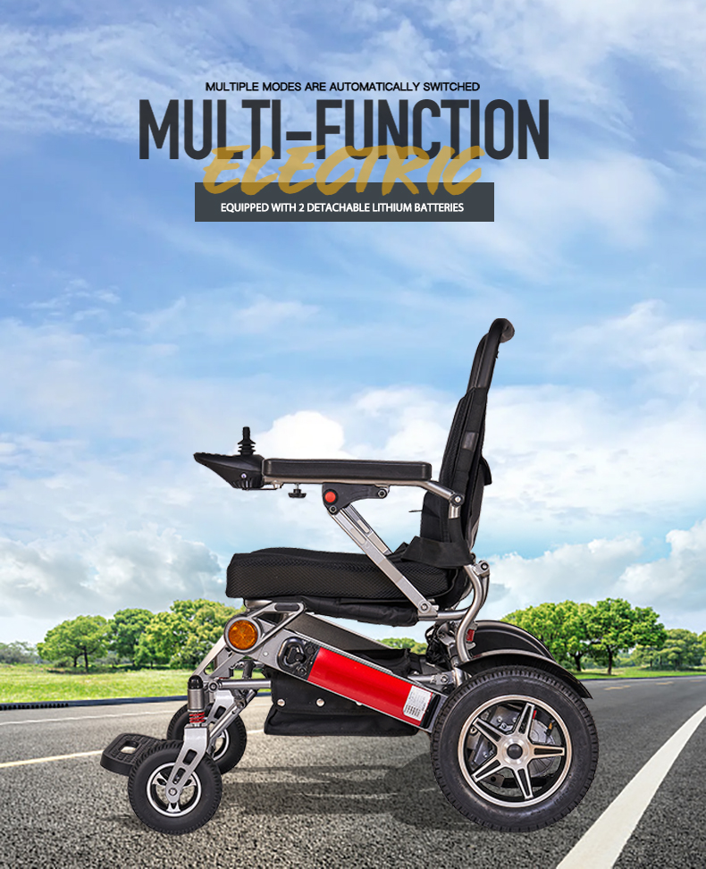 folding electric power wheelchair