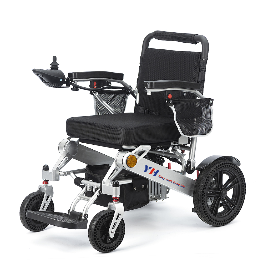 Aluminum Alloy electric wheelchair with remote control 