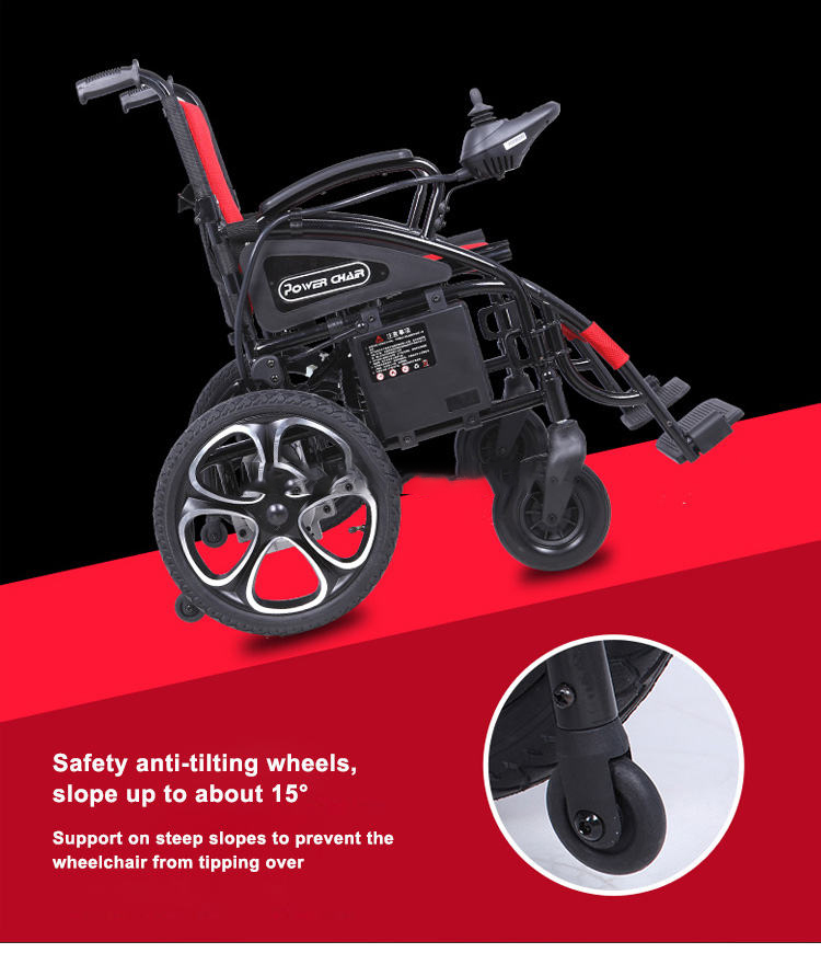 Steel Power Wheelchair (5)