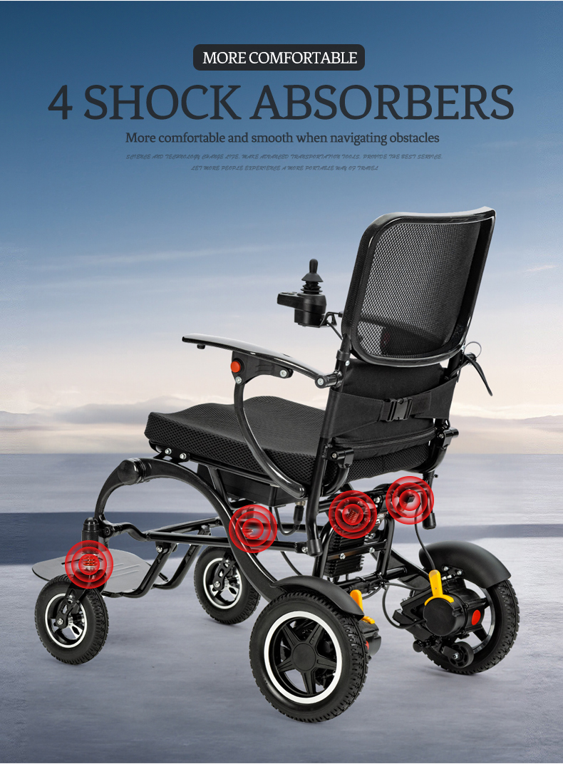 лесни електрични инвалидски колички што се преклопуваат